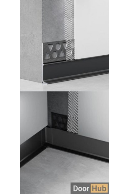 2cm No-Groove Skirting Board | FLL-A-30-A2 Ultra-Slim Plaster-Free Baseboard | DoorHub UAE
